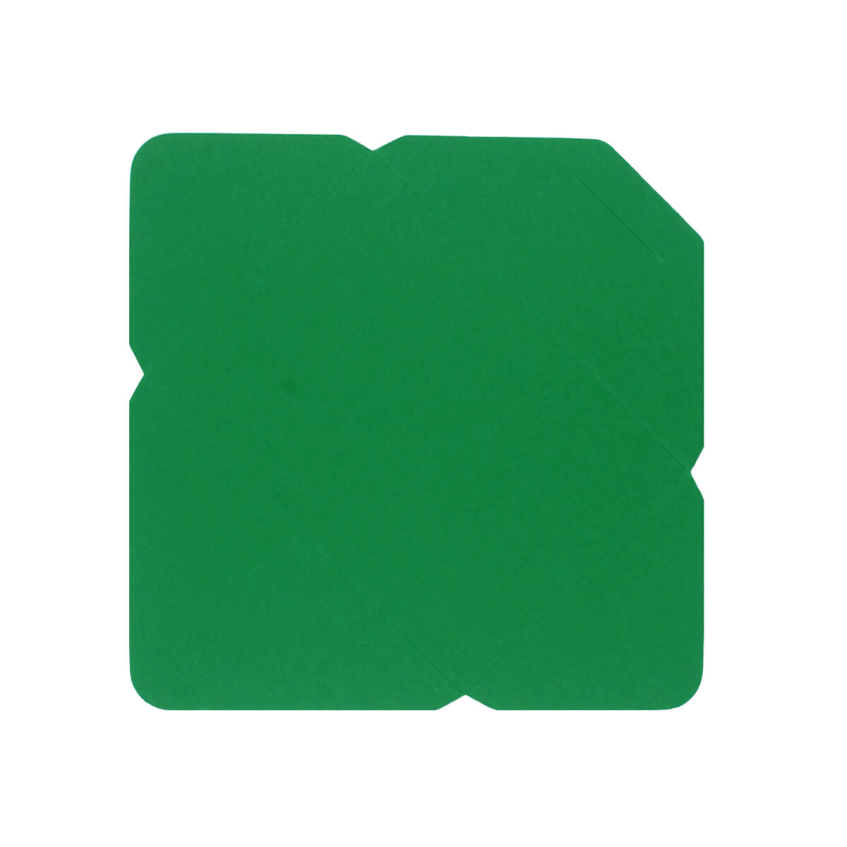 C6 Dark Green Die Cut Envelopes