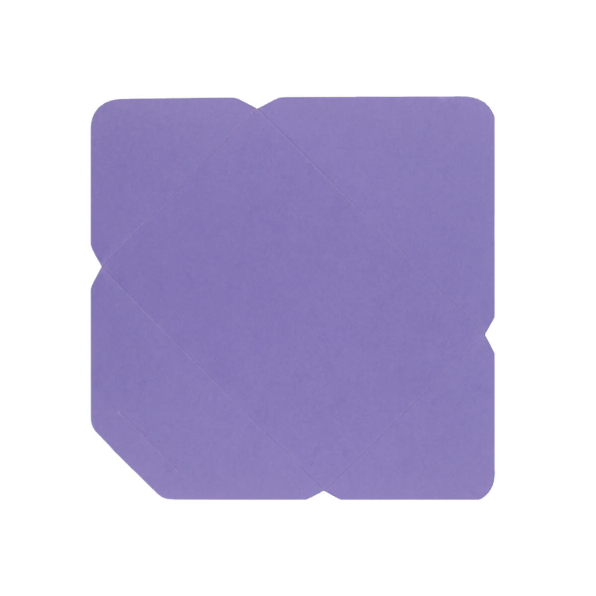C6 Enveloppes découpées à l’emporte-pièce violettes