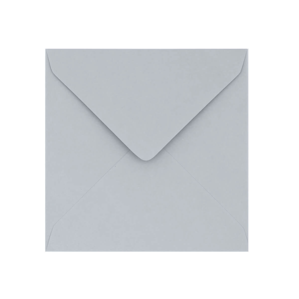 Lichtgrijze 130 mm vierkante enveloppen 120 g/m²