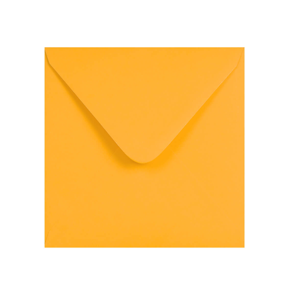 Dark Yellow 155mm Square Envelopes 120gsm