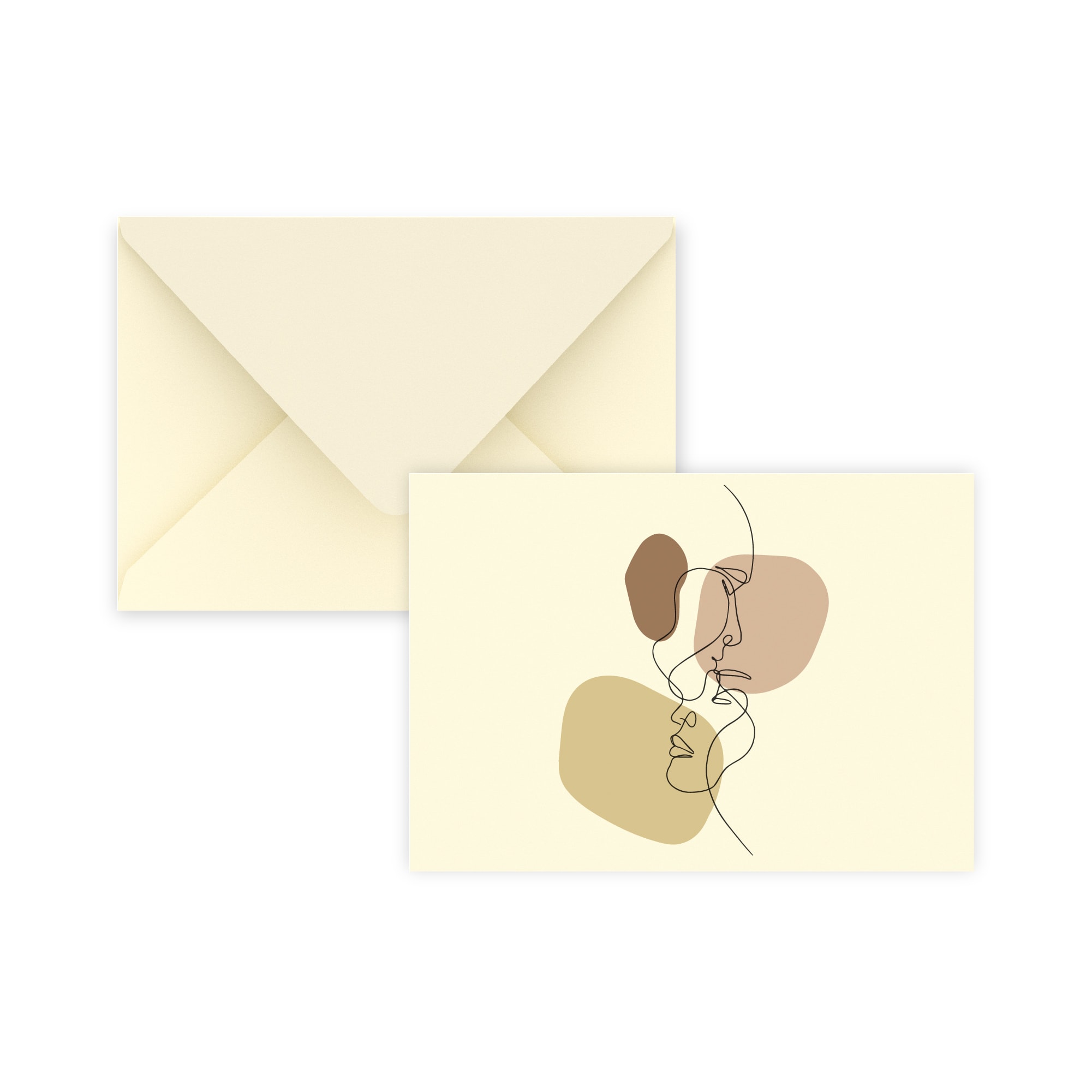 Ivory Laid Wedding Envelope 