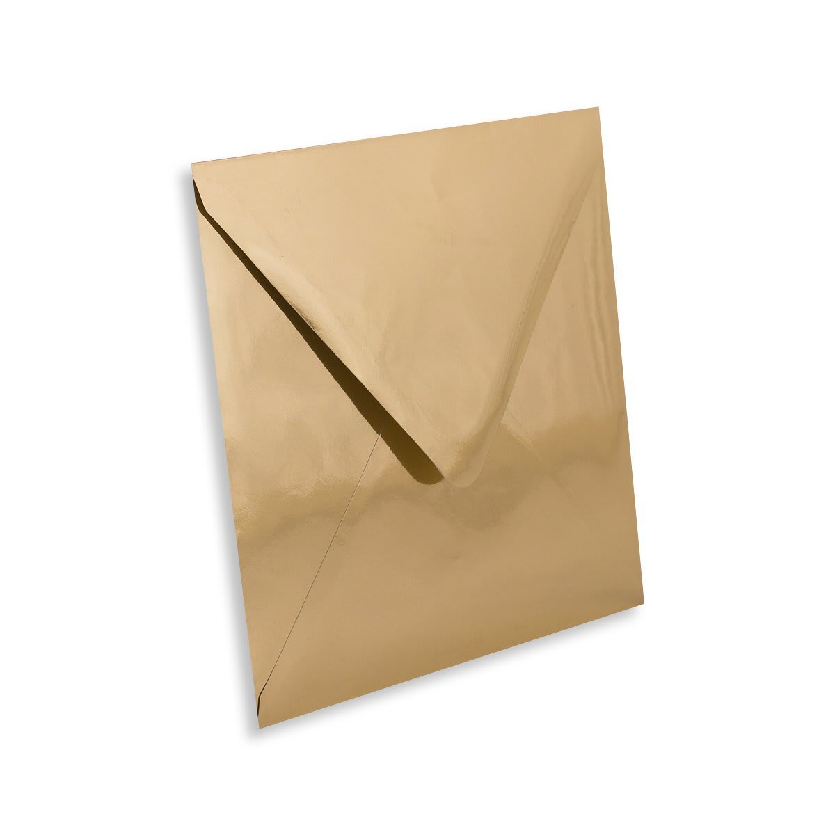 160x160 Gold Mirror Finish 120gsm Gummed Envelopes