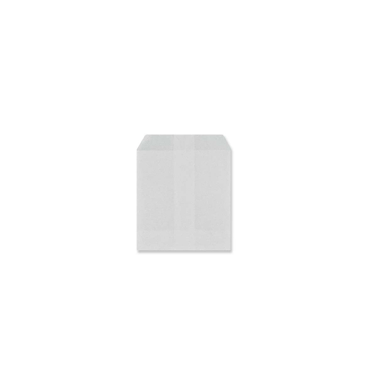 Flush Top Glassine Bags 60GSM — Clear — 60gsm — 70 × 85 mm