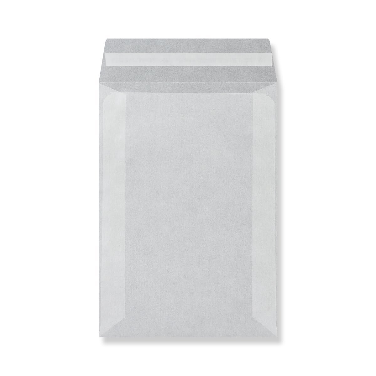 162x114mm Glassine Bags 60gsm Peel & Seal