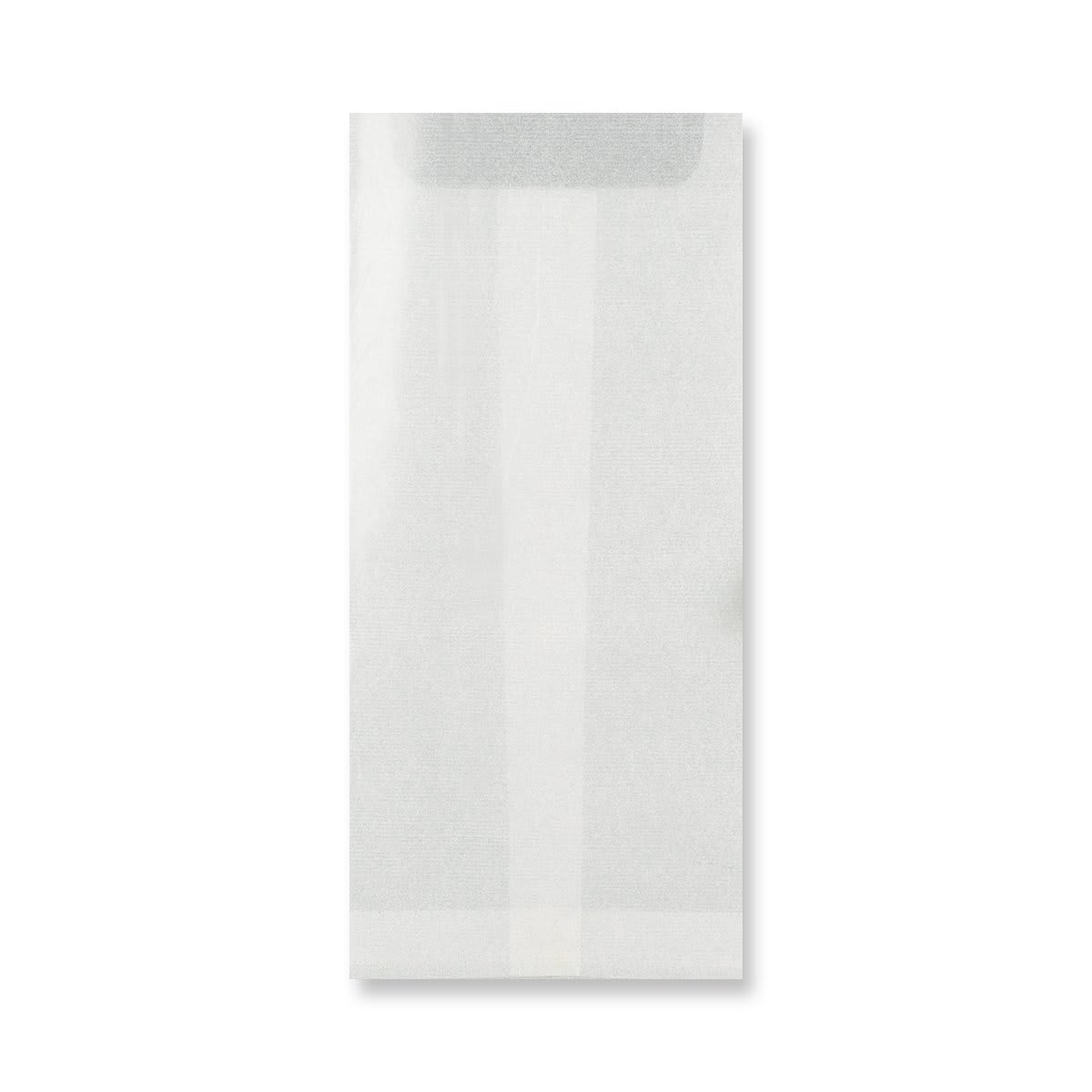 220x110mm Glassine Bags 40gsm Flush Top