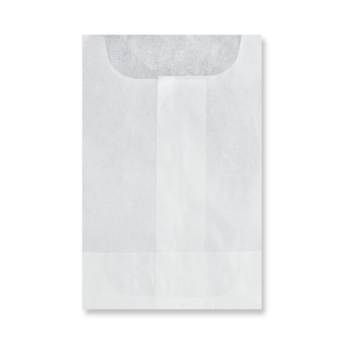 2.95 x 2.17  Glassine Bags 40gsm Flush Top