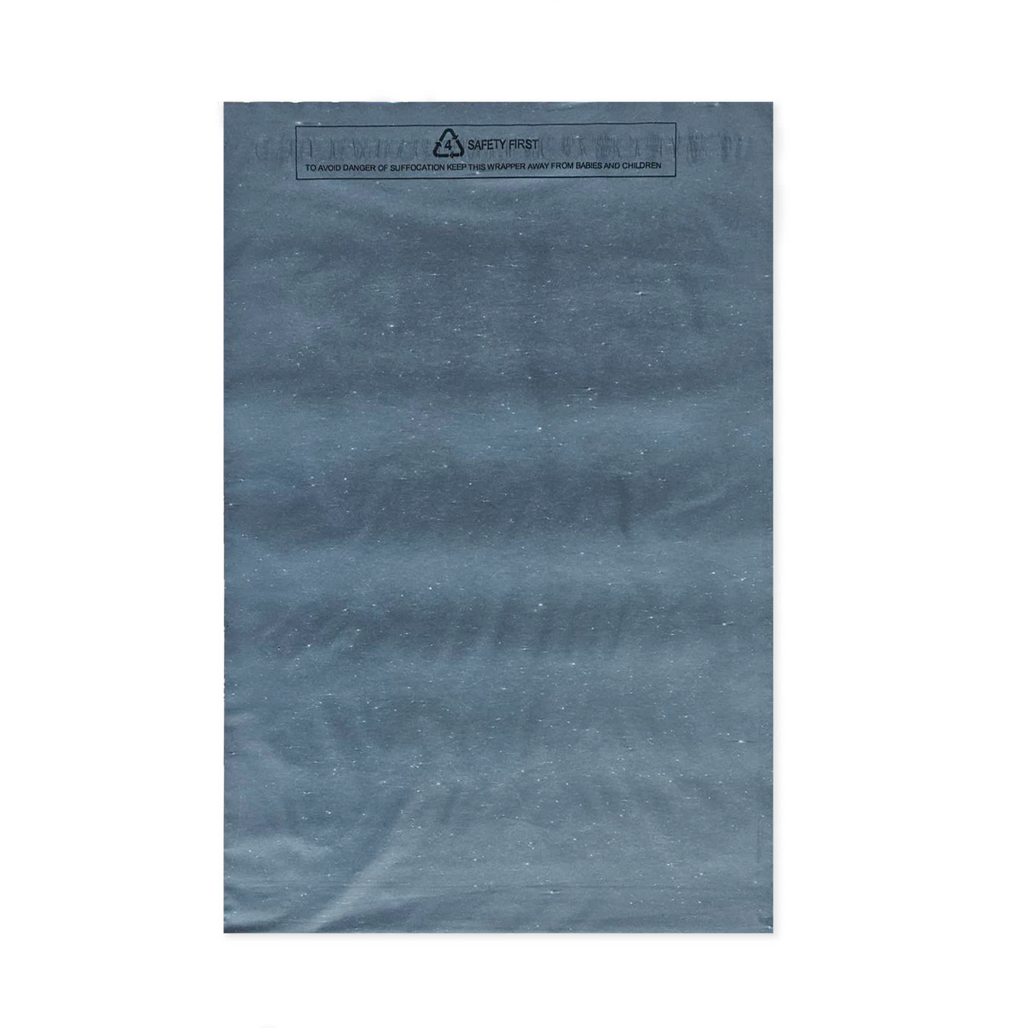 15.98 x 12.01 Grey Recycled Mailing Bags