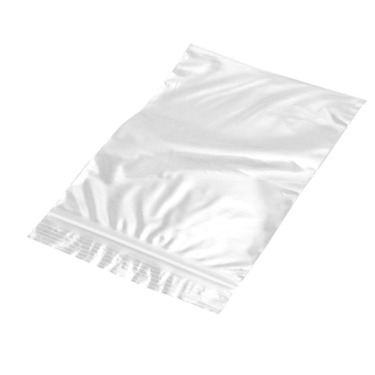 Grippie zip-lock clear bags, size 40x60x0.05mm, 100pcs.