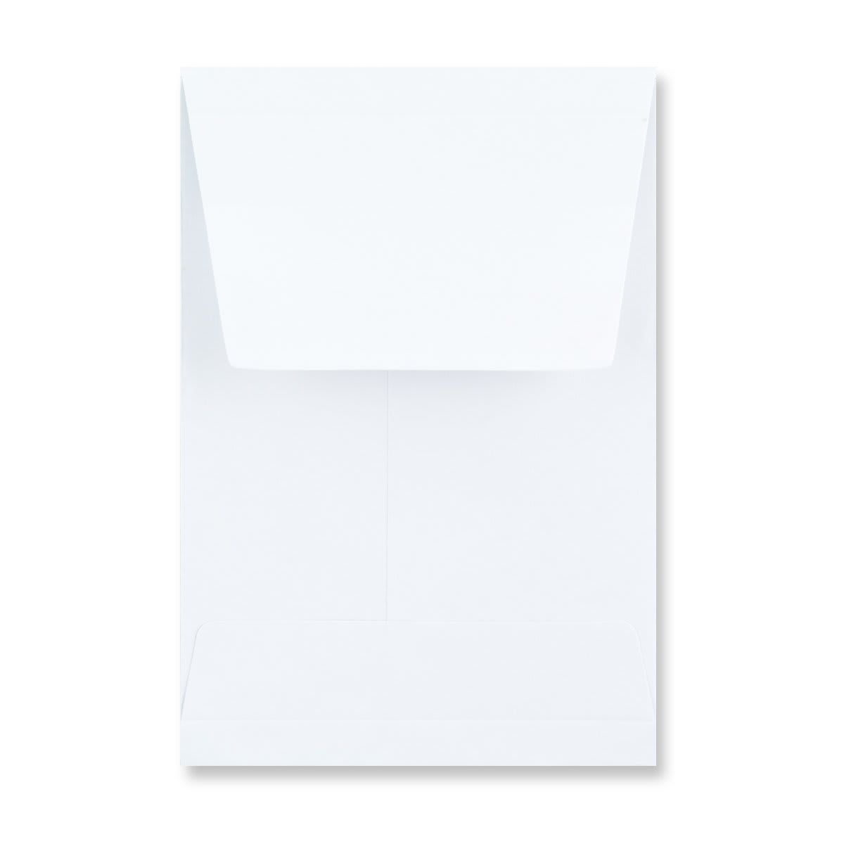 162x114x25 White Gusset Envelope Peel & Seal 120gsm Opaque