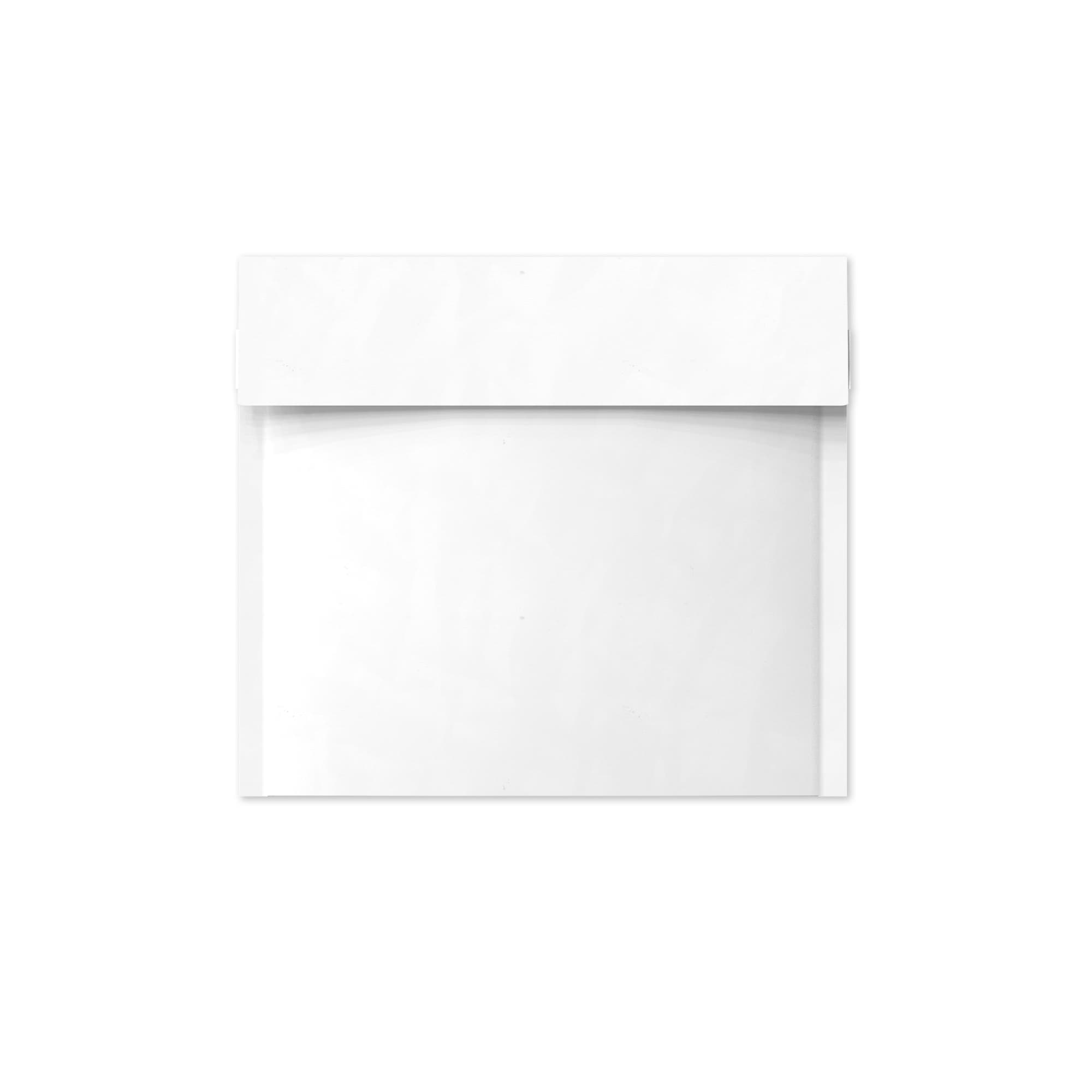 165mm Square White Kraft Honey Padded Bag Peel & Seal