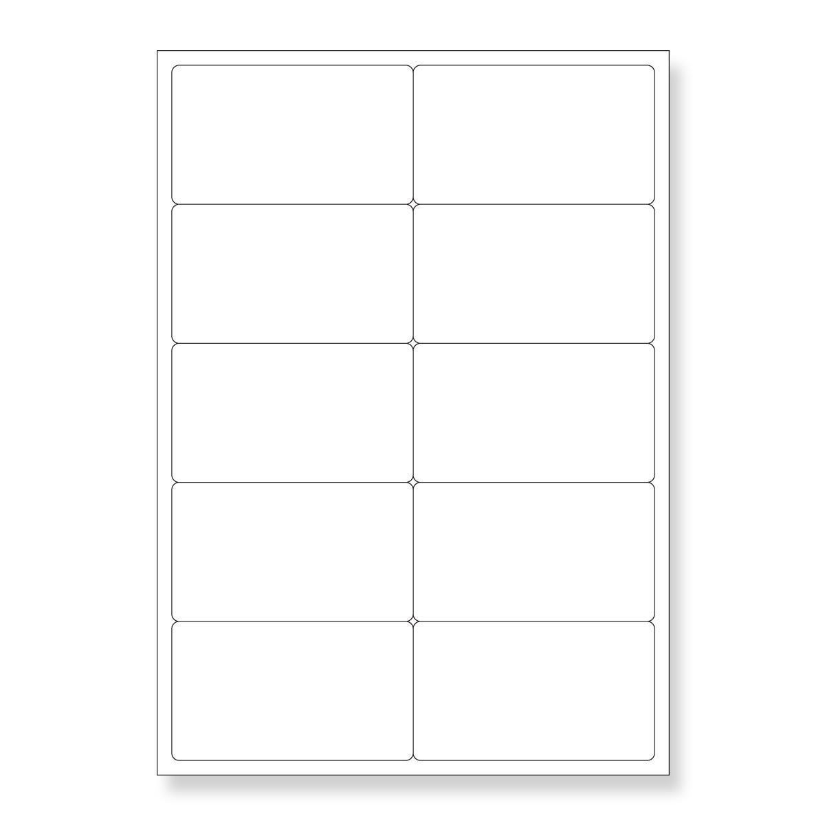 White, Laserjet/inkjet Multi Purpose, 99.1x57mm - 10up