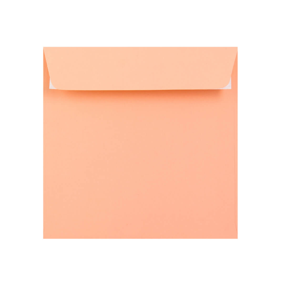155x155mm Clariana Salmon Pink 120gsm Peel And Seal Square Envelopes