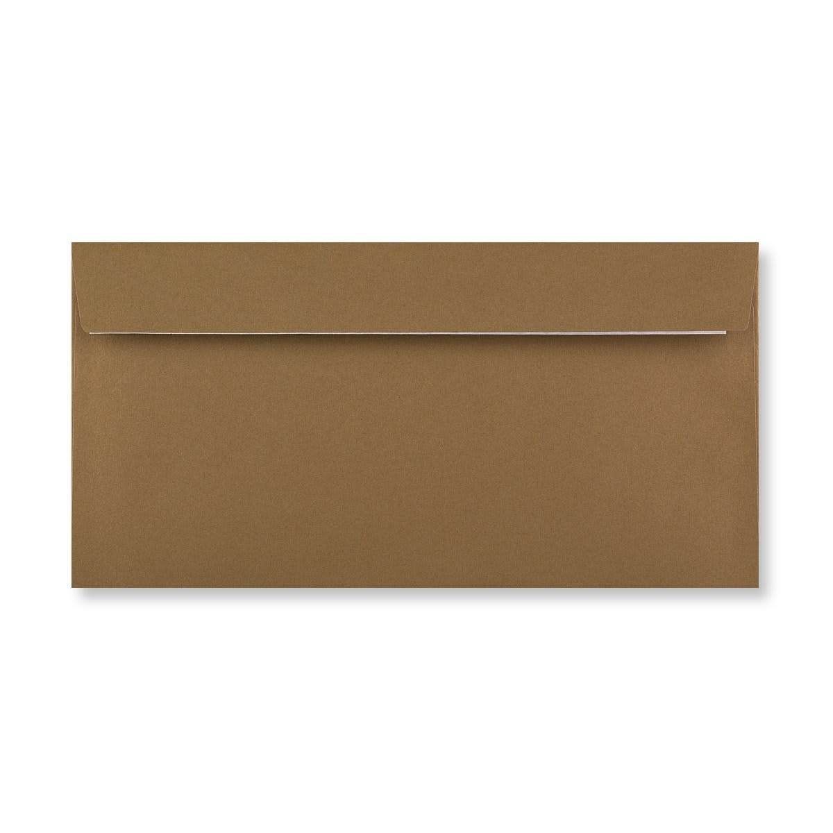 DL MID BROWN PEEL & SEAL ENVELOPES