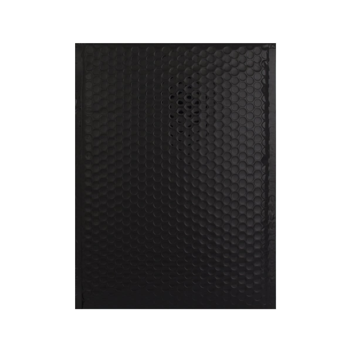 C4 Gloss Foil Black Metallic Padded Bubble Bags (324 x 230mm)