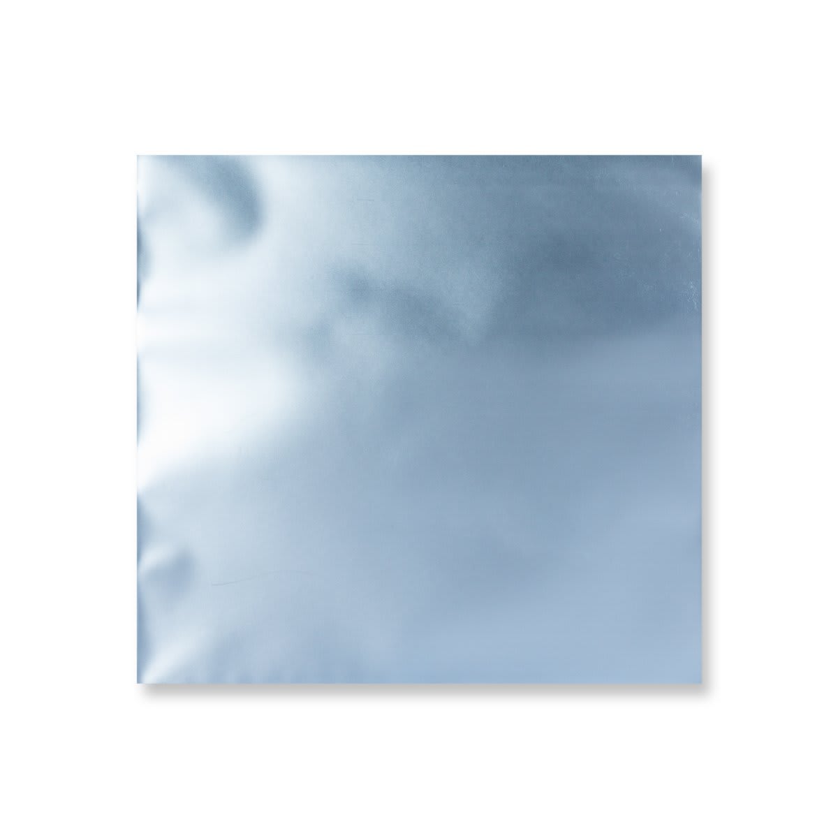 165x165 Ice Blue Matt Foil Bag Peel & Seal