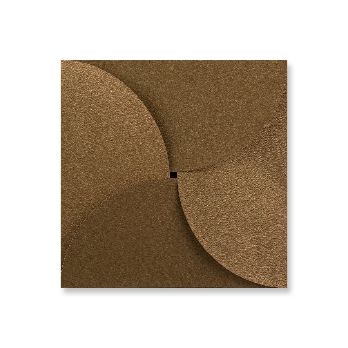 145x145mm Bronzo Seta Strutturata 120gsm Pouchette Buste