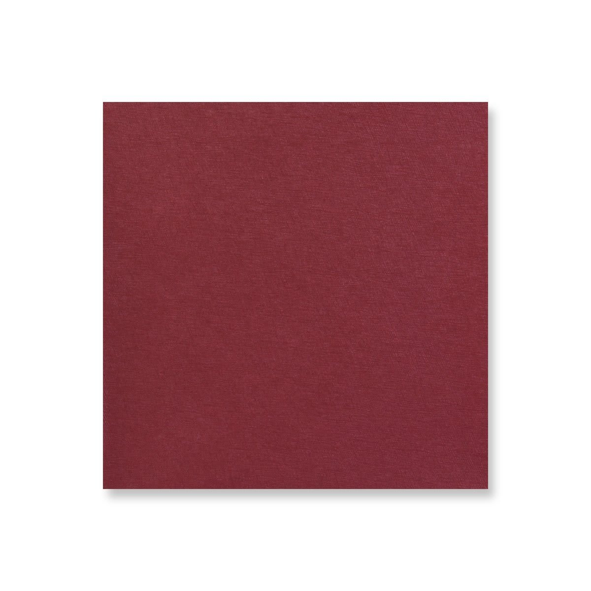145x145mm Claret Textured Seta 120gsm Pouchette Buste
