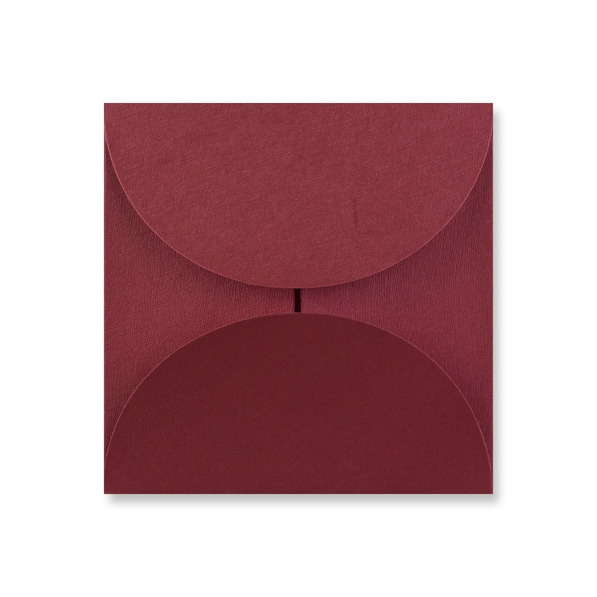145x145mm Claret Textured Seta 120gsm Pouchette Buste