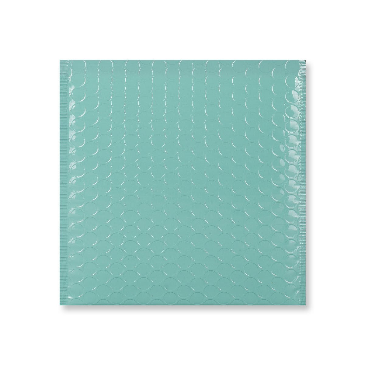 165x165 Robin Egg Blue Poly Gloss Bubble Bag Peel & Seal
