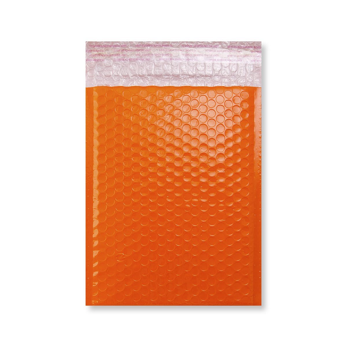 C5 + Sacchetti a bolle imbottiti arancio lucido (250 x 180 mm)