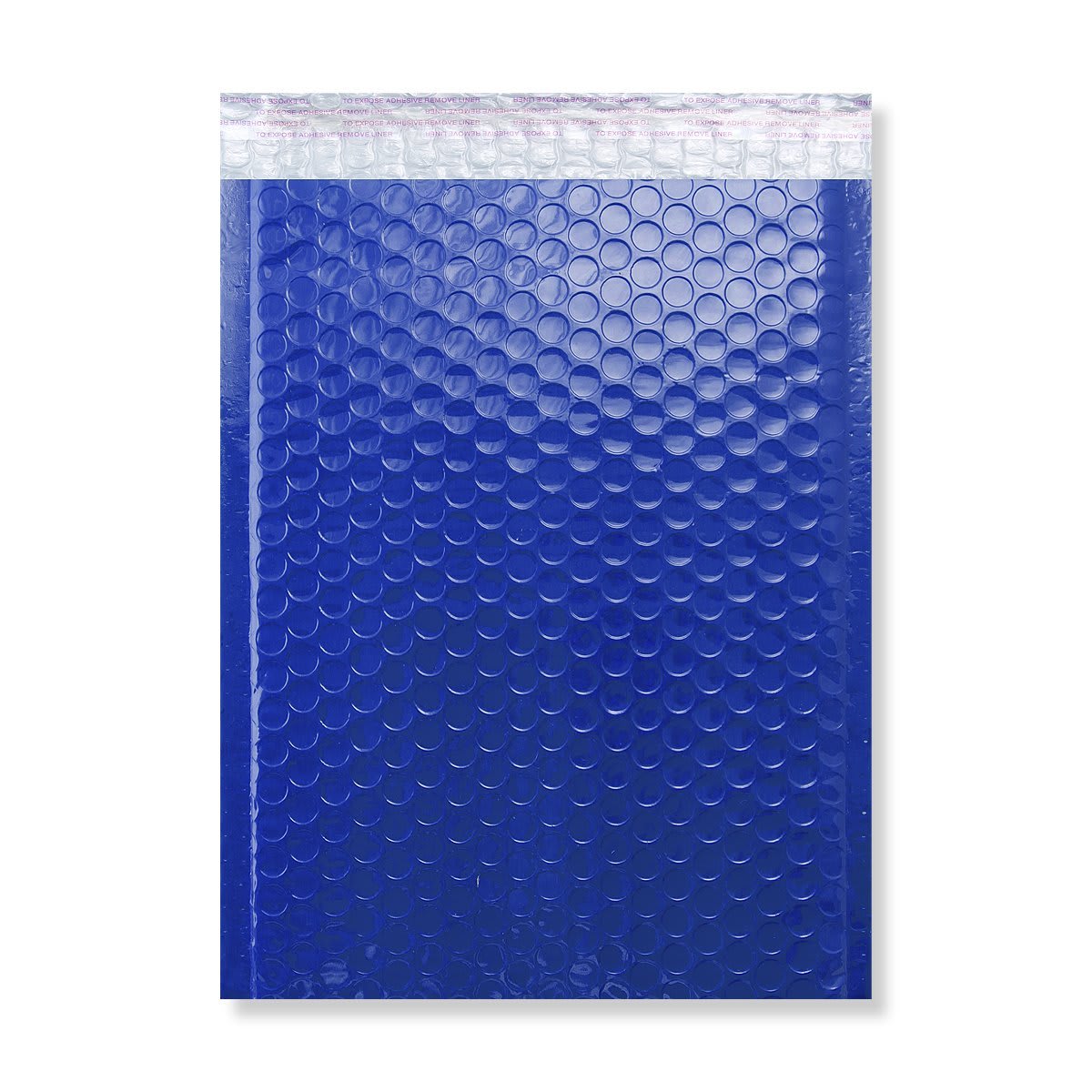 340X240 BLUE POLY GLOSS BUBBLE BAG P/S