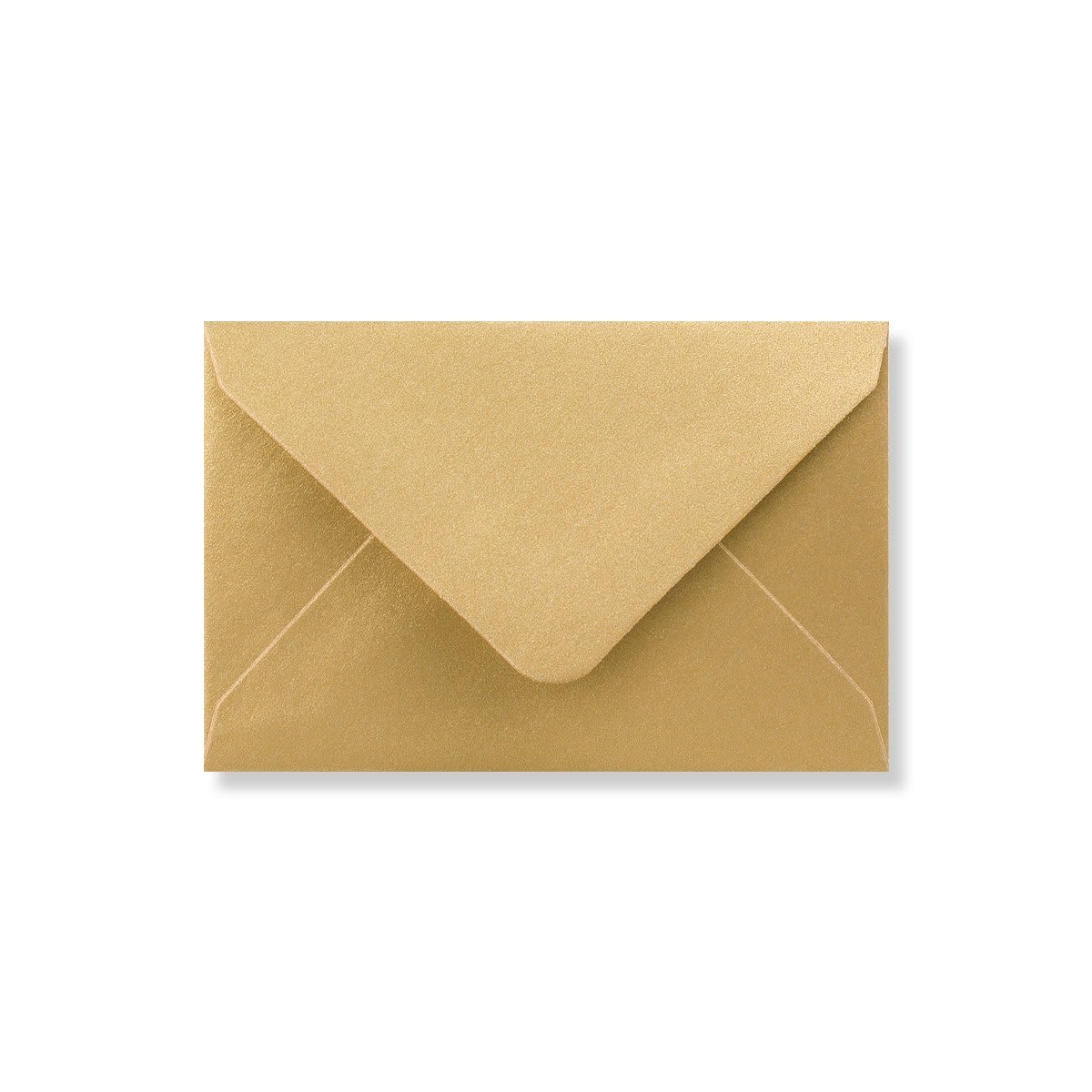 Enveloppes dorées 62 x 94 mm gommées nacrées 120 g/m²