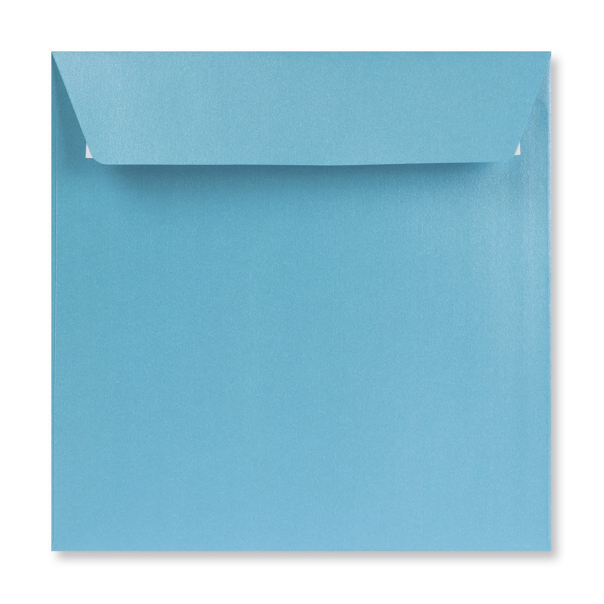 155x155 Baby Blue Pearlescent Peel & Seal 120 Gsm Envelopes