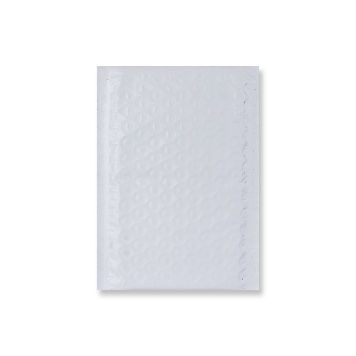90x145 Bianco Poly Riciclabile Bubble Bag Peel & Seal Fossetta