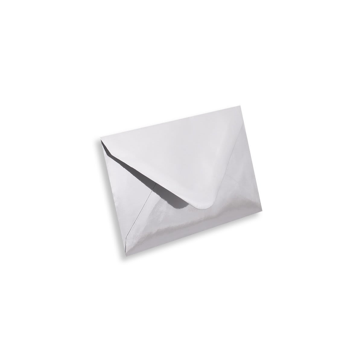 62x94mm Buste gommate 120gsm con finitura a specchio argento