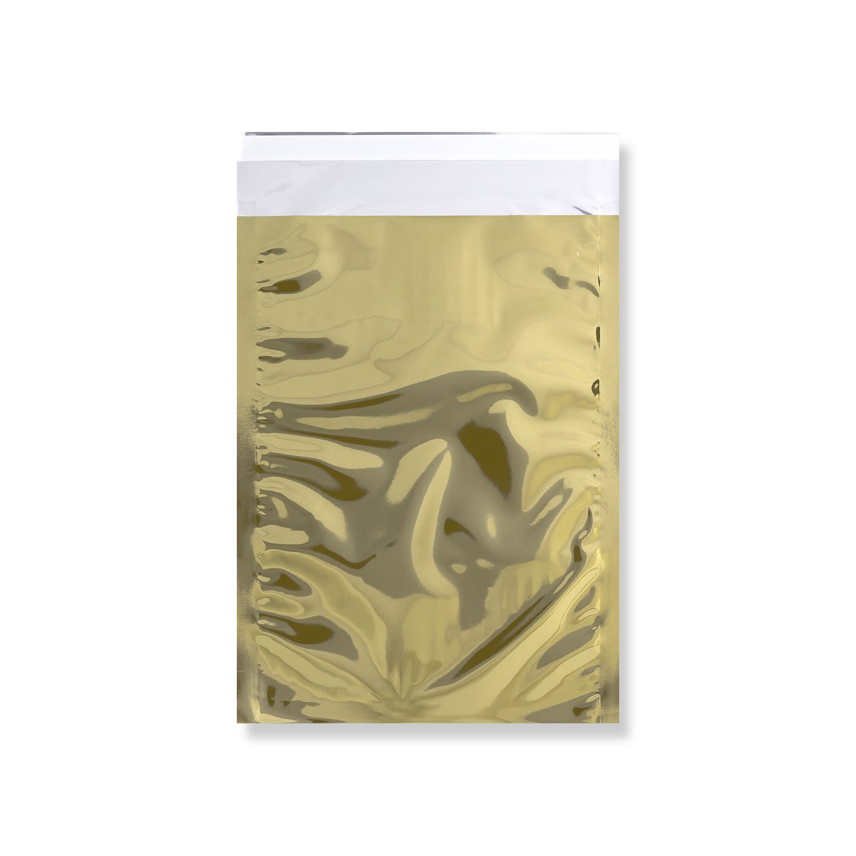 Gold Gloss Metallic Foil Bags Peel & Seal — Gold — 70gsm — 162 × 229 mm