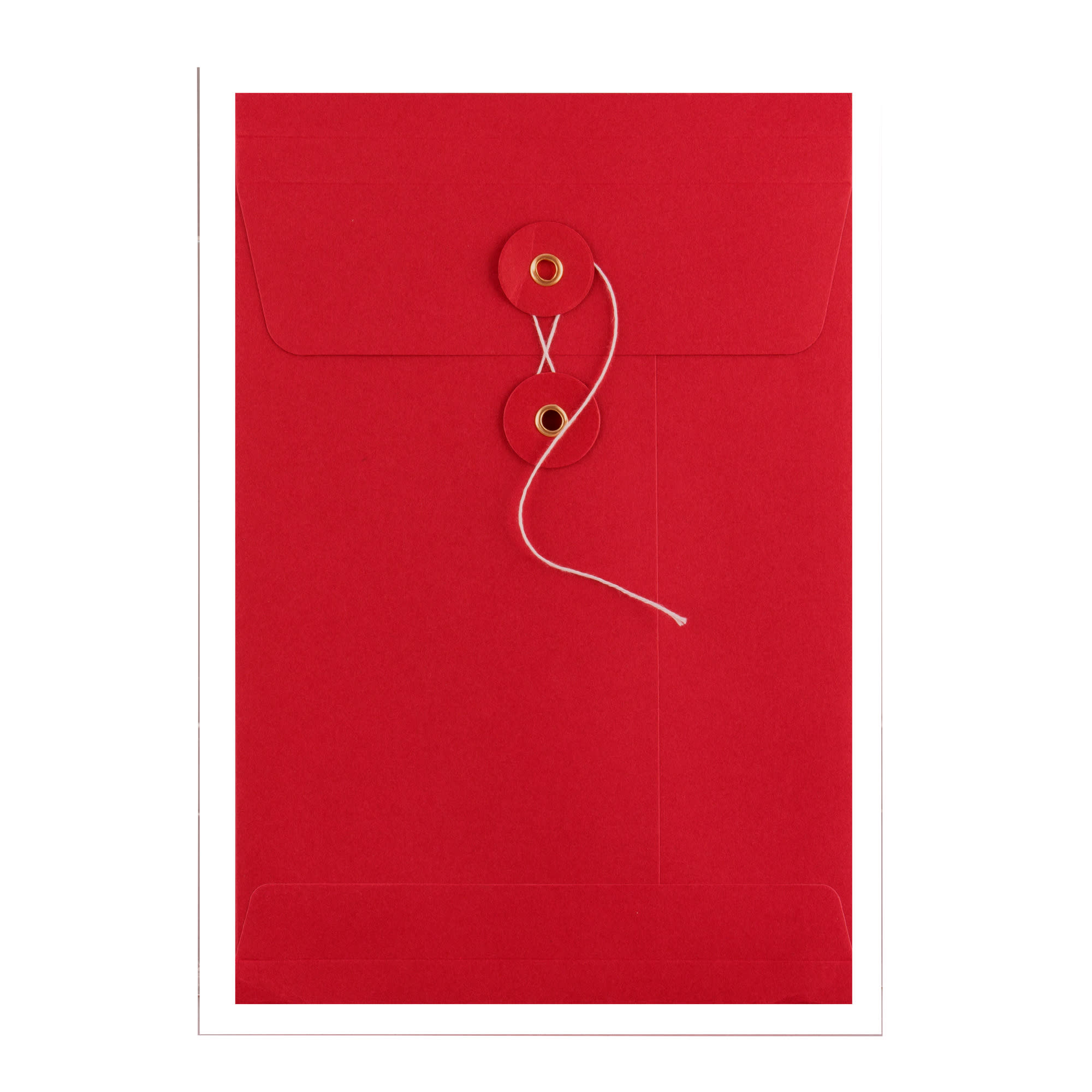 C5 Enveloppe à gousset rouge 229x162x25mm