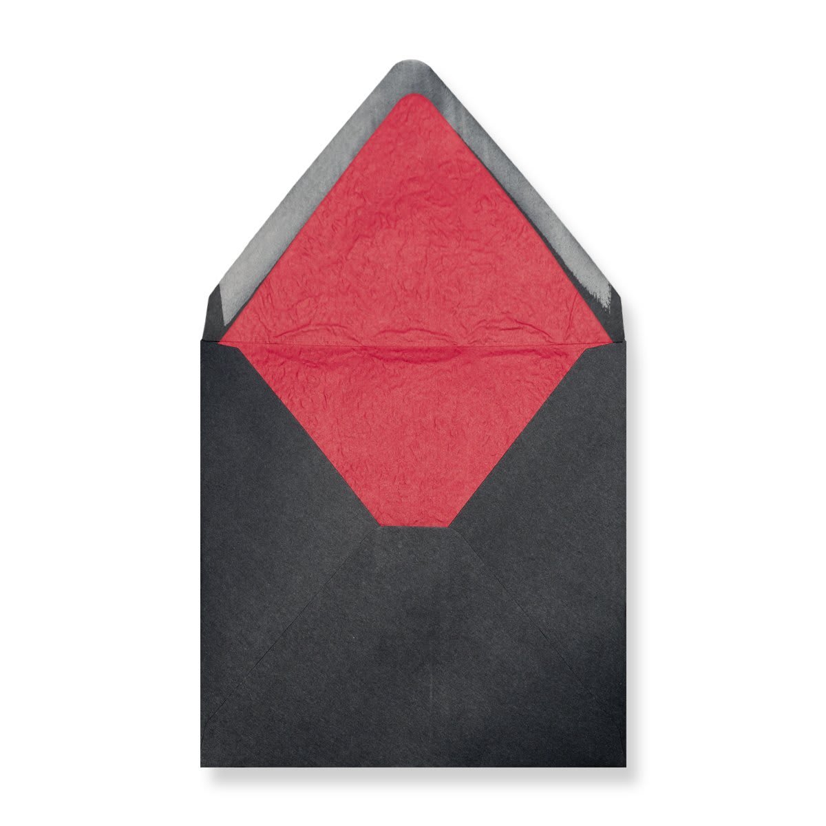 160x160 Portefeuille noir ligné rouge Enveloppes 120g/m²
