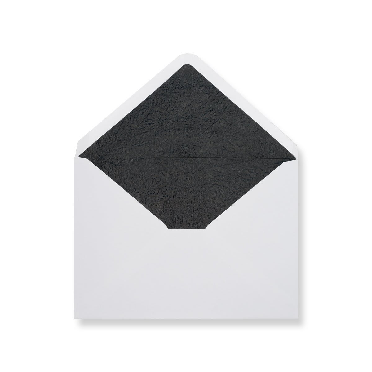 114x162 C6 White Black-lined Wallet Gummed 120gsm Envelopes