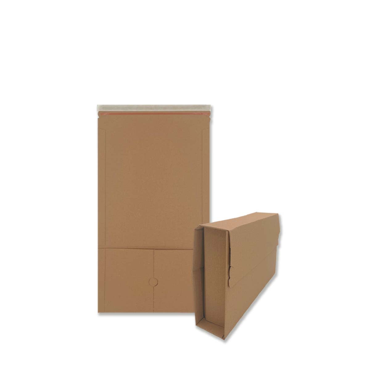 302x215x80mm Manilla Postal Wrap E Flute