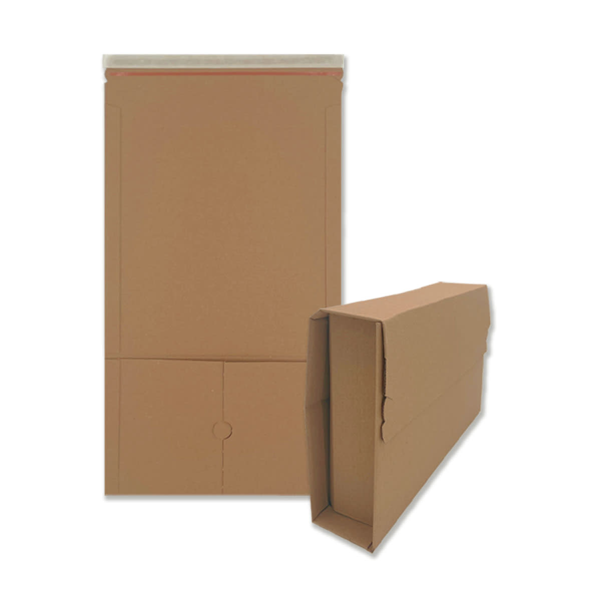 460x335x100mm Manilla Postal Wrap E Flute