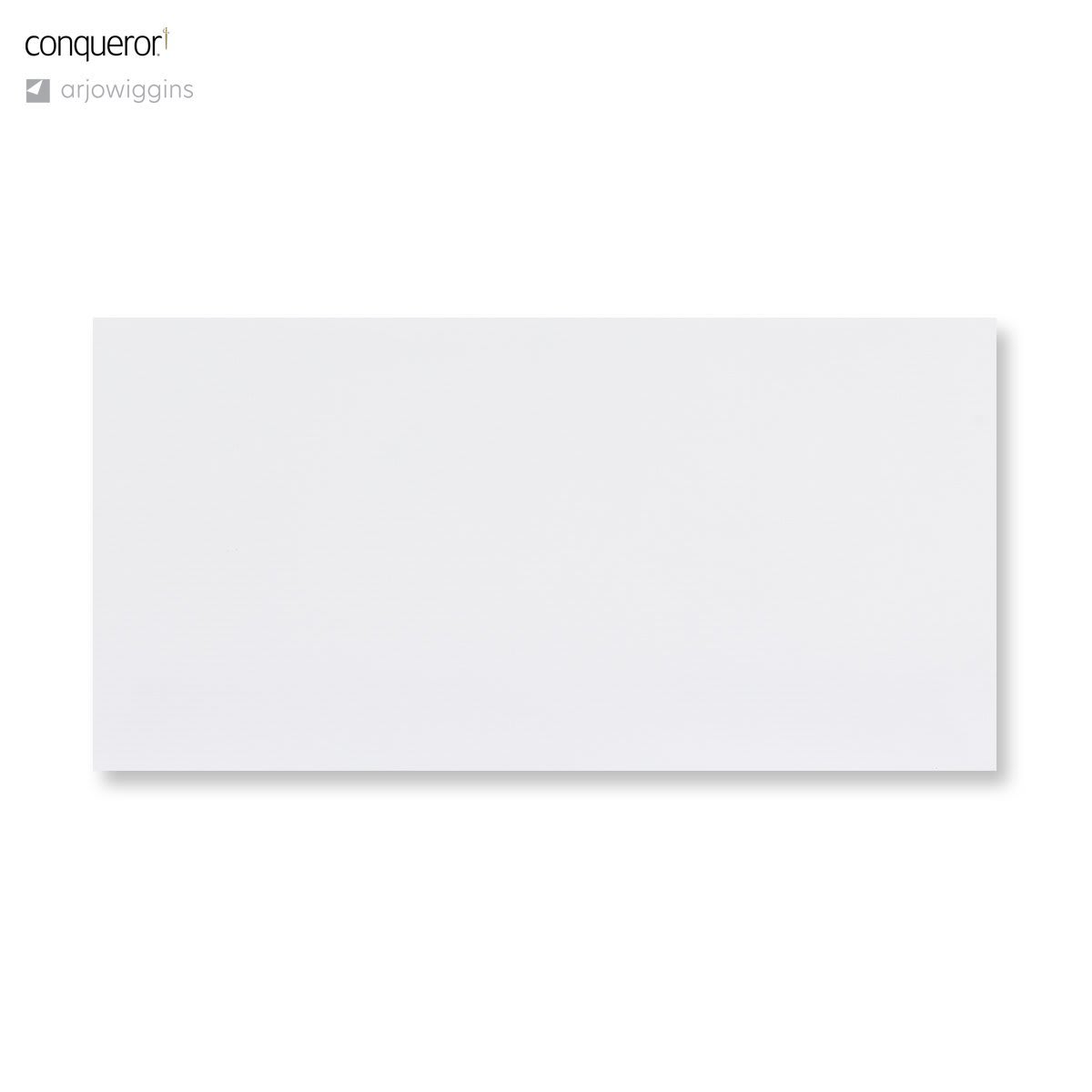 110x220 Diamond White Conqueror DL Cartera Laid Peel & Seal 120g/m² Sobres
