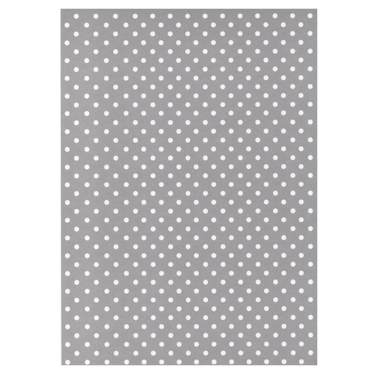 A4 LIGHT GREY POLKA DOT CARD 300 GSM