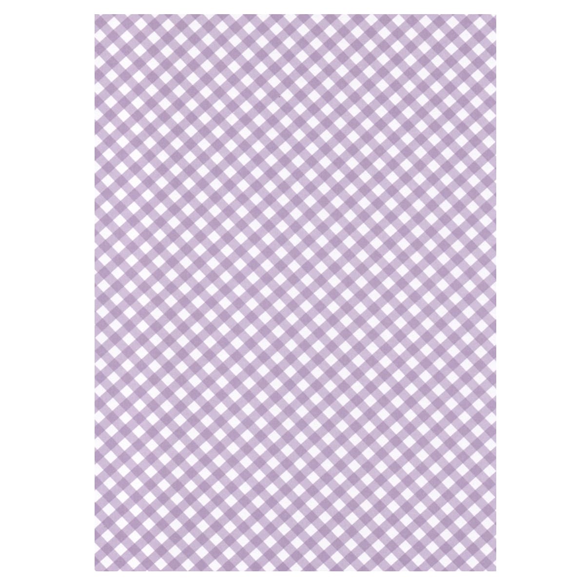 A4 LILAC BRILLIANCY CHECK GINGHAM CARD 300 GSM