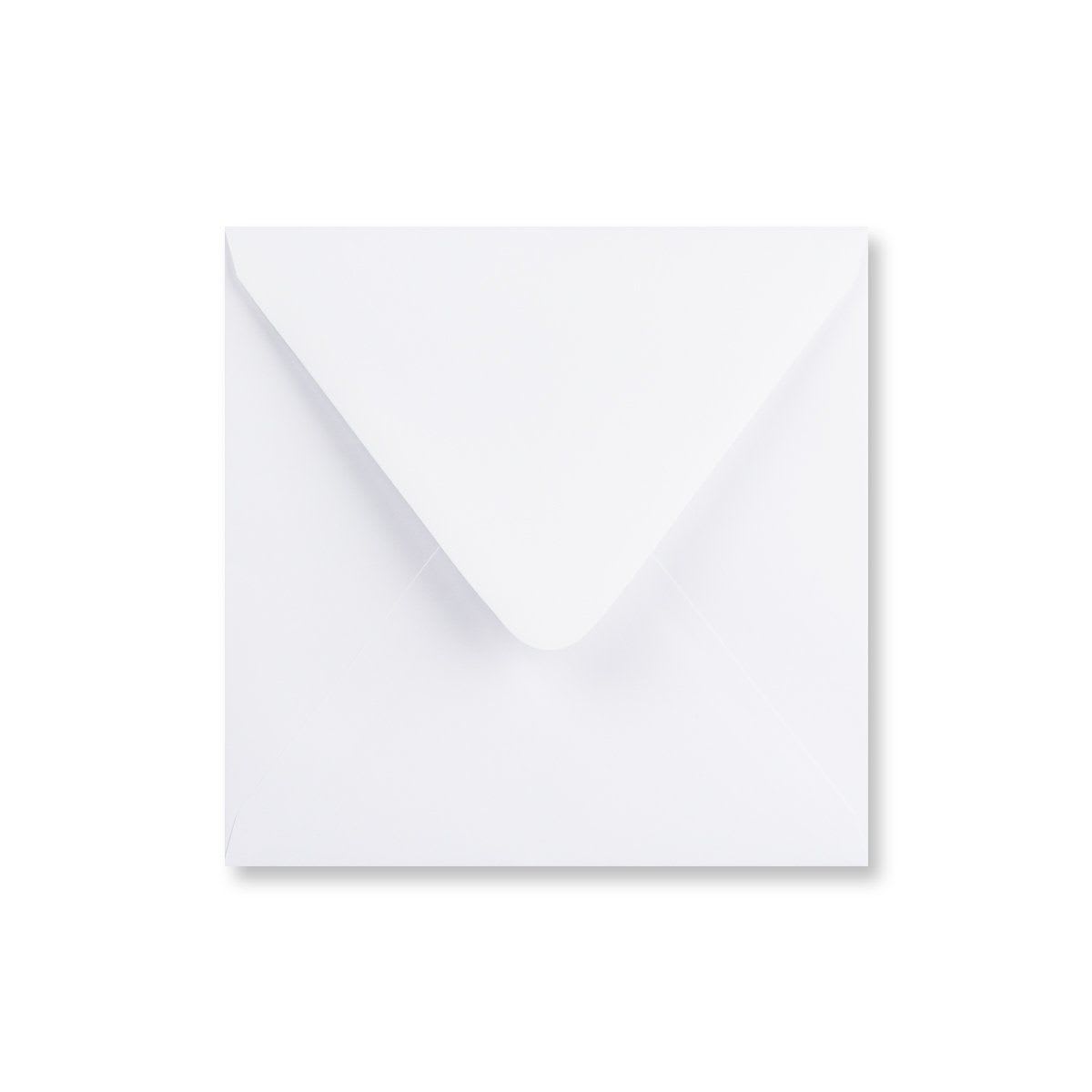 White 170mm Square Envelopes 120gsm