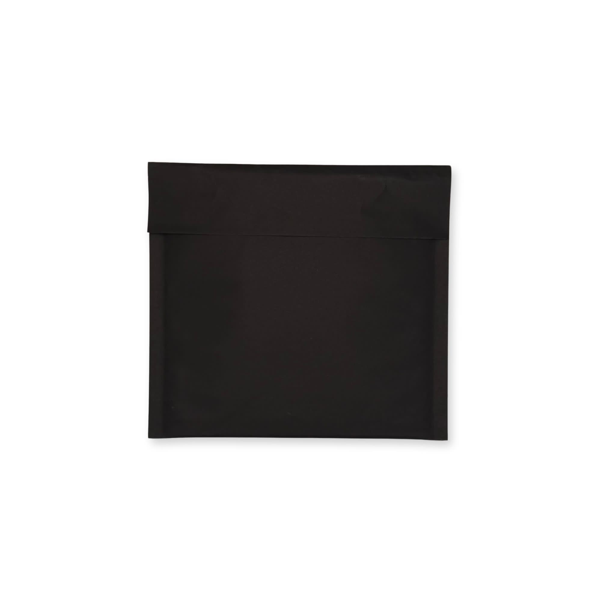 Black 165mm Square Eco Honeycomb Paper Padded Bags