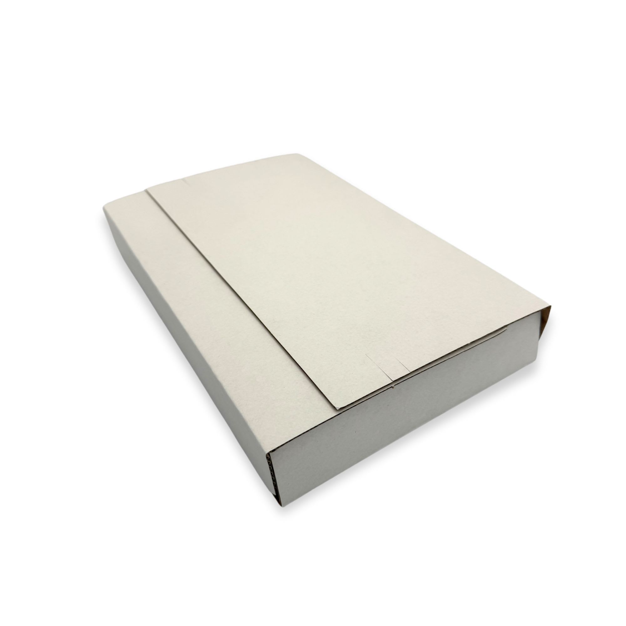 White Cross Mailer Packing Boxes — White — 500gsm — 165 × 235 mm