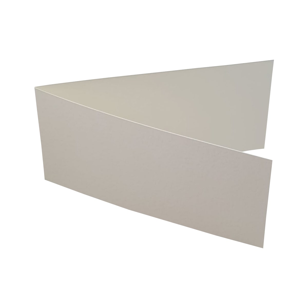 DL IVORY FINE LINEN SINGLE FOLD CARD BLANKS 300GSM  (LANDSCAPE)