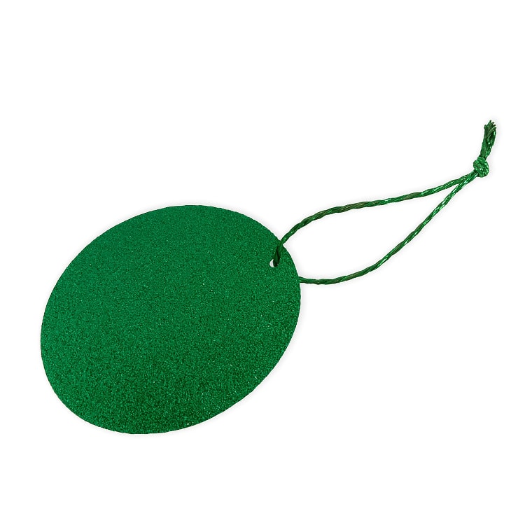 Green Glitter Oval Gift Tags (Pack of 10)