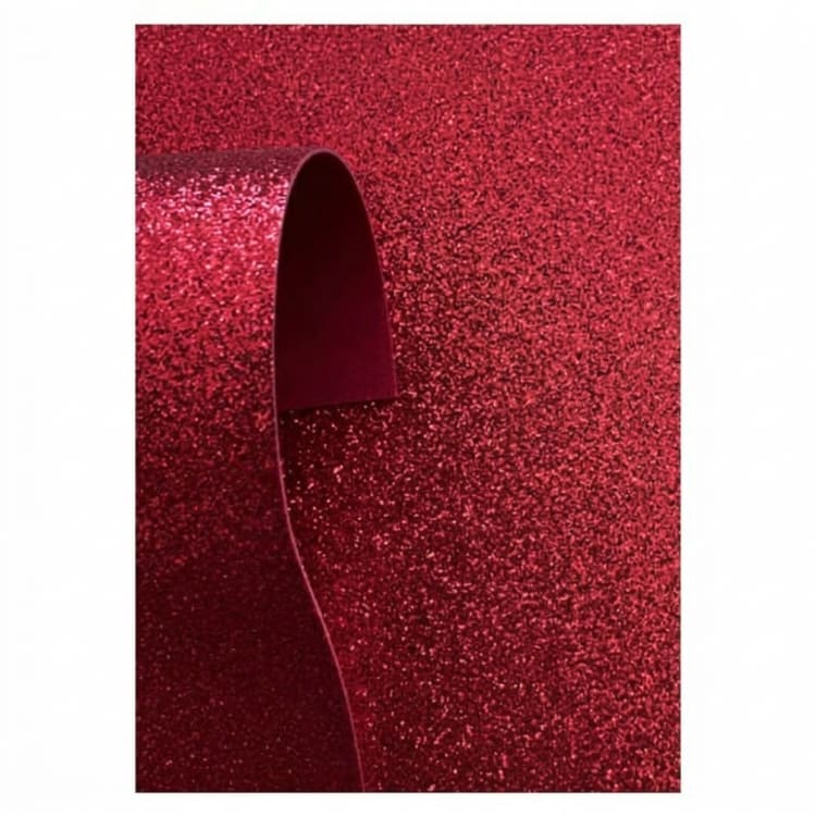 A6 Red Glitter Cardstock 300gsm