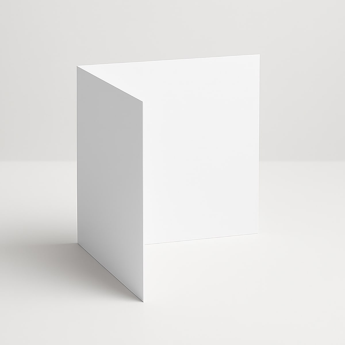 100mm SQUARE SMOOTH WHITE SINGLE FOLD CARD BLANKS 300GSM