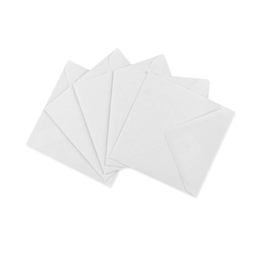 White Recycled 100mm Square Envelopes 100gsm