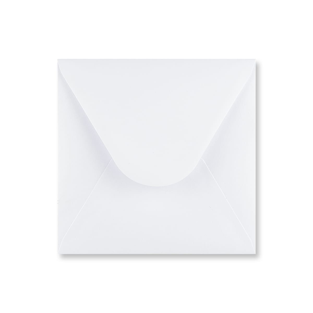 White 121mm Square Envelopes 120gsm