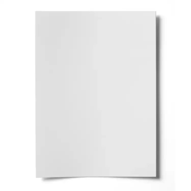 A7 White Invercote Single Sided Card (240gsm)