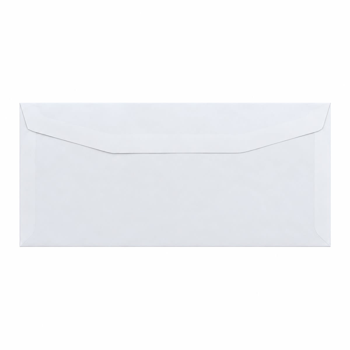 121x235mm White Mailer Gummed Window Envelopes 90gsm