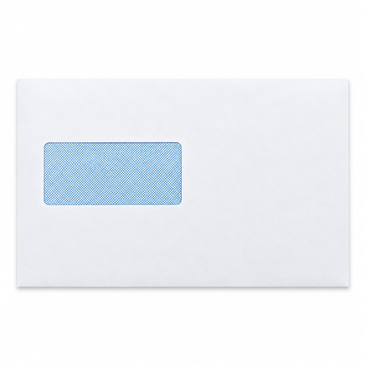 155x220mm White Mailer Window 45x90mm 60up 20left Gummed 90gsm Opaque